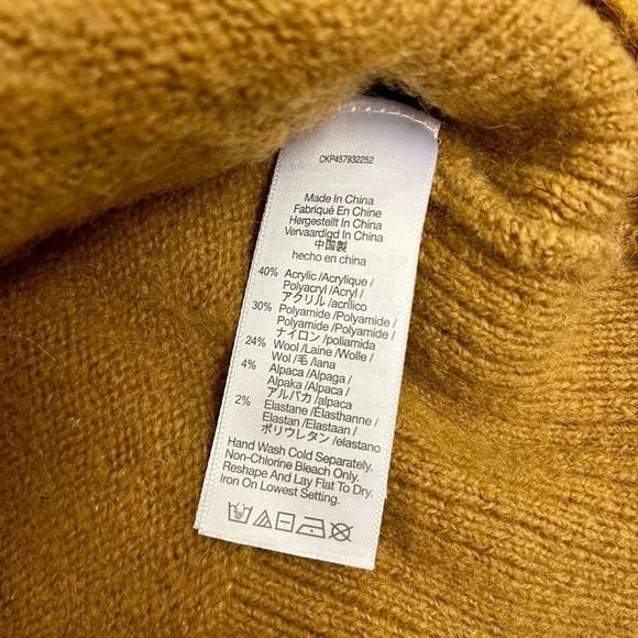 Madewell Allston Double-Button Cardigan Sweater in Colorblock - Size XXS - Picture 7 of 9